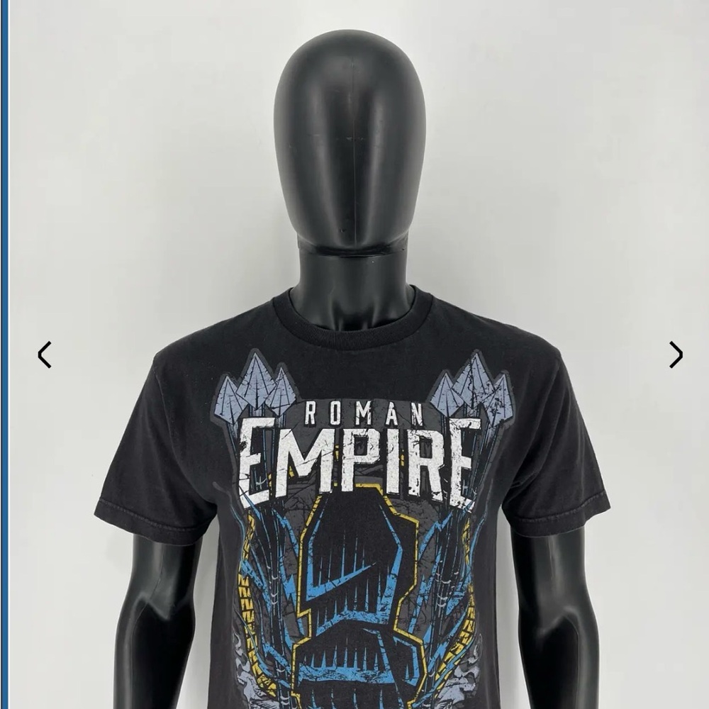 Roman Empire Black and Blue Graphic T-Shirt